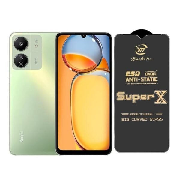 ITC BHARAT Premium Edge to Edge Super X Tempered Glass Screen Protector for Redmi 13C 5G/13C 4G - Image 3