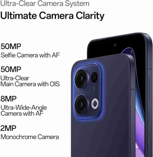 OPPO Reno13 5G - 8GB RAM+ 128/256GB Storage | Mediatek Dimensity 8350 | AMOLED Display | Dual SIM | 5600 mAh Battery - Image 6