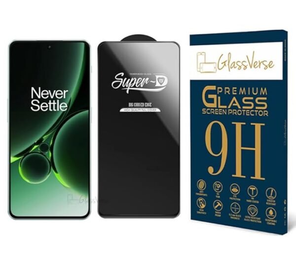 ITC BHARAT SuperD Oleophobic Tempered Glass For OnePlus Nord 3 5G (PACK OF 1) with Free Installation Kit. Full screen Coverage - 6.74 inch