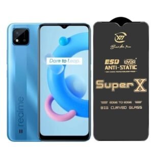 ITC BHARAT Edge to Edge Super X Tempered Glass Screen Protector for Realme C20