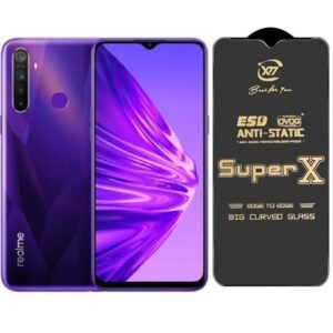 ITC BHARAT Edge to Edge Super X Tempered Glass Screen Protector for Realme 5s