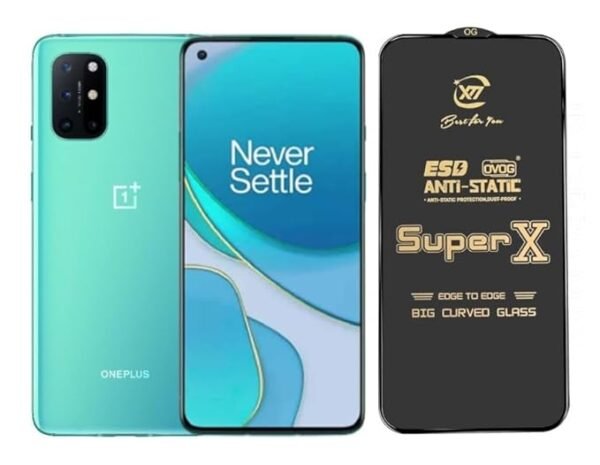 ITC BHARAT Premium Edge to Edge Super X Tempered Glass Screen Protector for Oneplus 8T/9T/9R