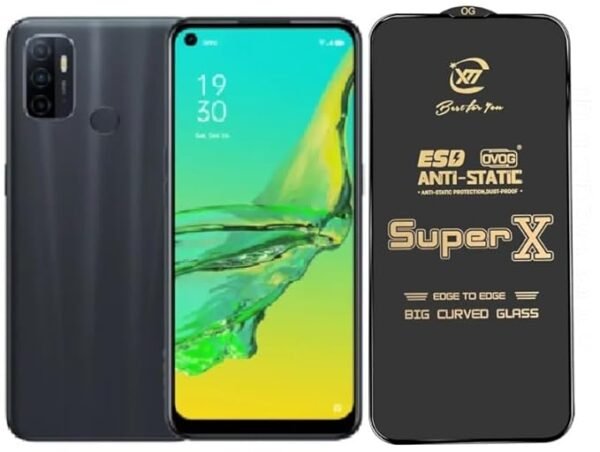ITC BHARAT Edge to Edge Super X Tempered Glass Screen Protector for Oppo A33/A53