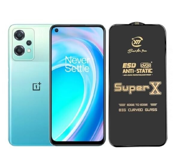 ITC BHARAT Premium Edge to Edge Super X Tempered Glass Screen Protector for Oneplus Nord Ce 2 lite 5G