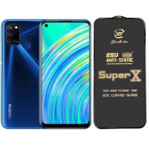 ITC BHARAT Edge to Edge Super X Tempered Glass Screen Protector for Realme C17