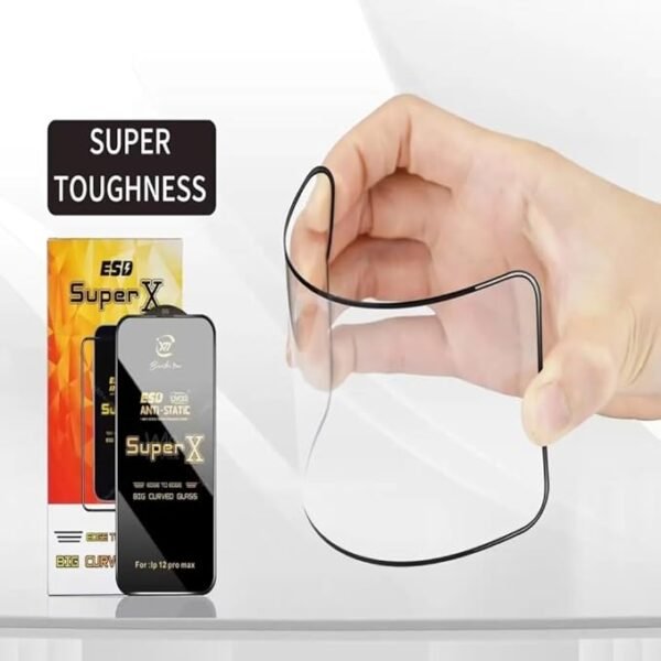ITC BHARAT Edge to Edge Super X Tempered Glass Screen Protector for iPhone 14Plus, Anti-Static, Dust-Proof - Image 5