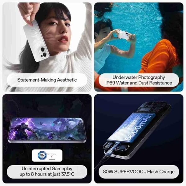OPPO Reno13 5G - 8GB RAM+ 128/256GB Storage | Mediatek Dimensity 8350 | AMOLED Display | Dual SIM | 5600 mAh Battery - Image 7