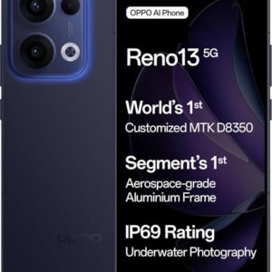 OPPO Reno13 5G - 8GB RAM+ 128/256GB Storage | Mediatek Dimensity 8350 | AMOLED Display | Dual SIM | 5600 mAh Battery
