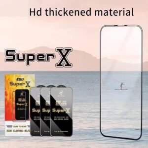 ITC BHARAT Edge to Edge Super X Tempered Glass Screen Protector for iPhone 15/16, Anti-Static, Dust-Proof
