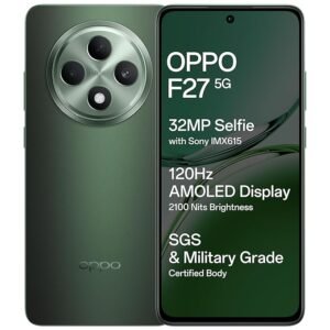 OPPO F27 5G Emerald Green  6.67" FHD+ AMOLED Display|32MP Sony IMX615 Selfie Camera |AI Portrait Expert| 45W SUPERVOOC
