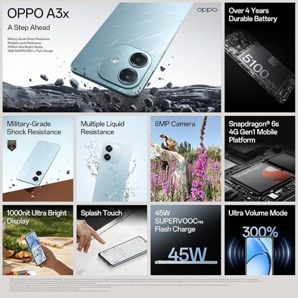 OPPO A3X 4G - 4GB RAM, 64GB Storage - Image 6