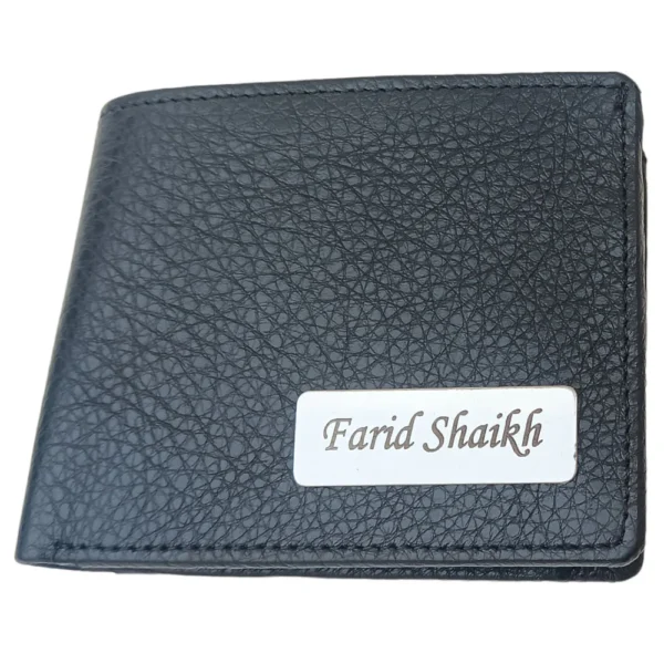 Itc Bharat Personalized Men's Leather Wallet & Belt With Name - Image 6