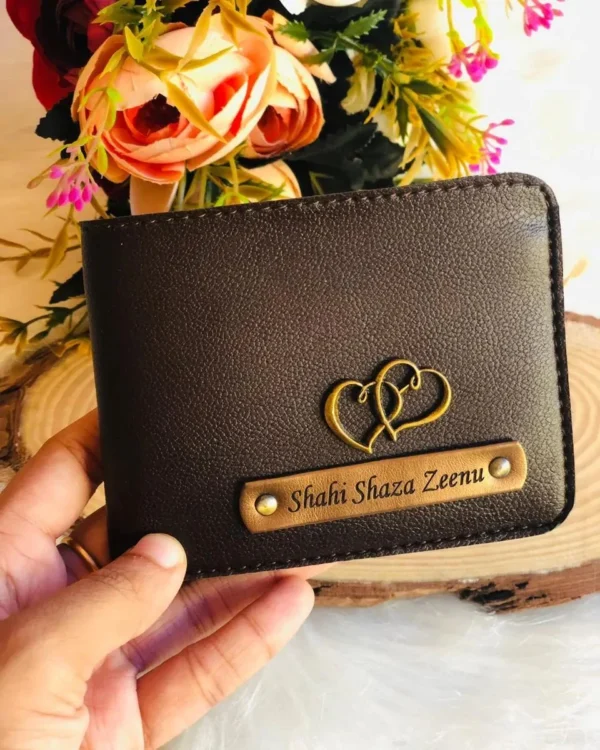 Itc Bharat Personalized Men's wallet With Name & Charms - Image 14
