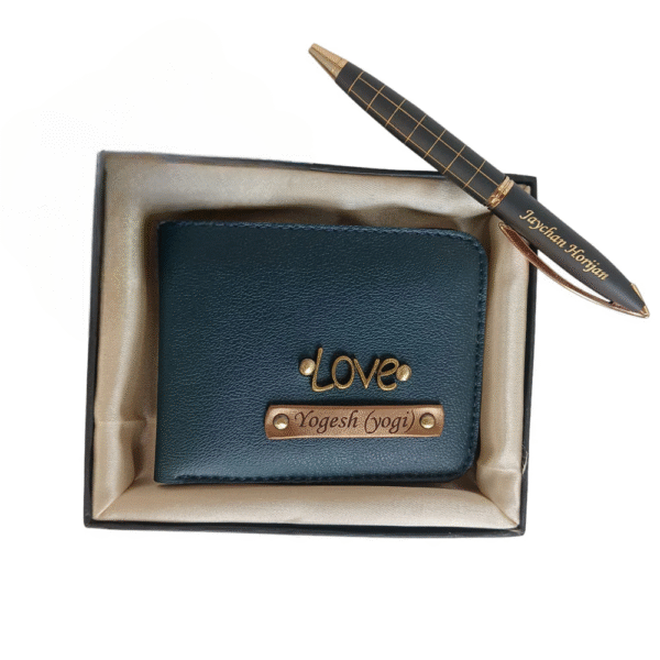 Itc Bharat Leather Name Wallet & Pen - Image 3