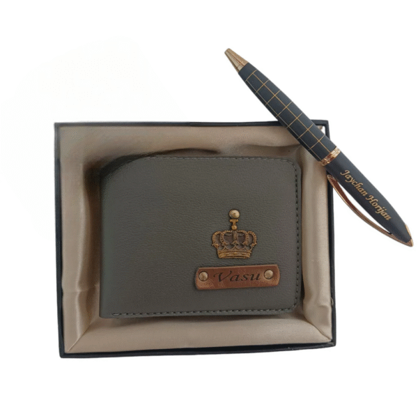 Itc Bharat Leather Name Wallet & Pen - Image 6