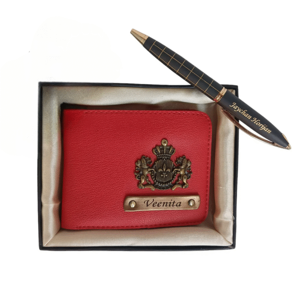 Itc Bharat Leather Name Wallet & Pen - Image 7