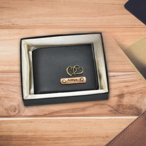 Itc Bharat Personalized Men's wallet With Name & Charms - Image 13