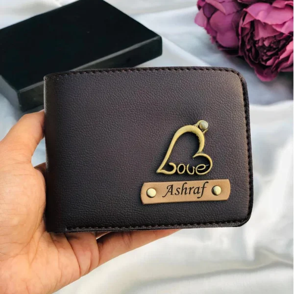 Itc Bharat Personalized Men's wallet With Name & Charms - Image 9